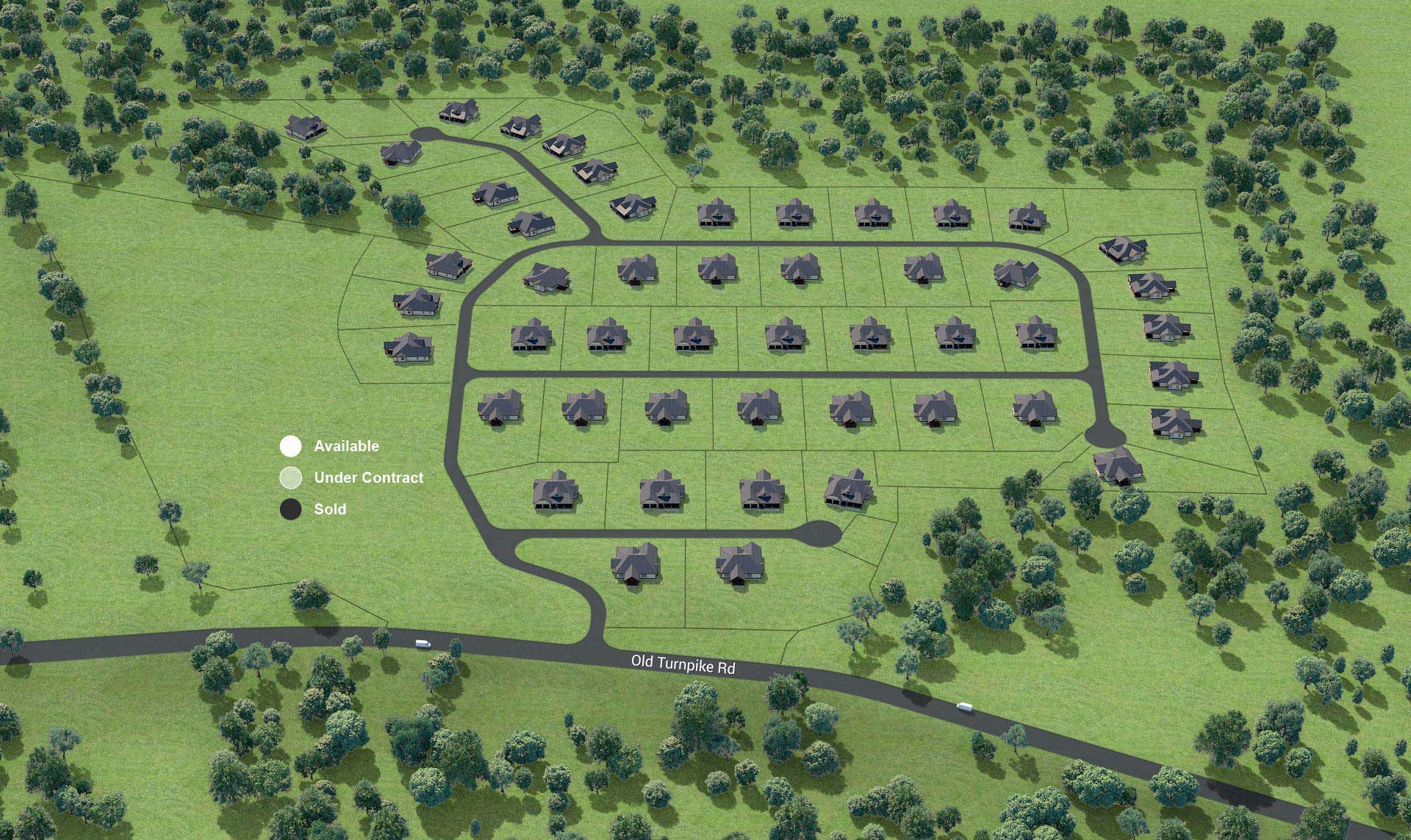 Millsriver houses map